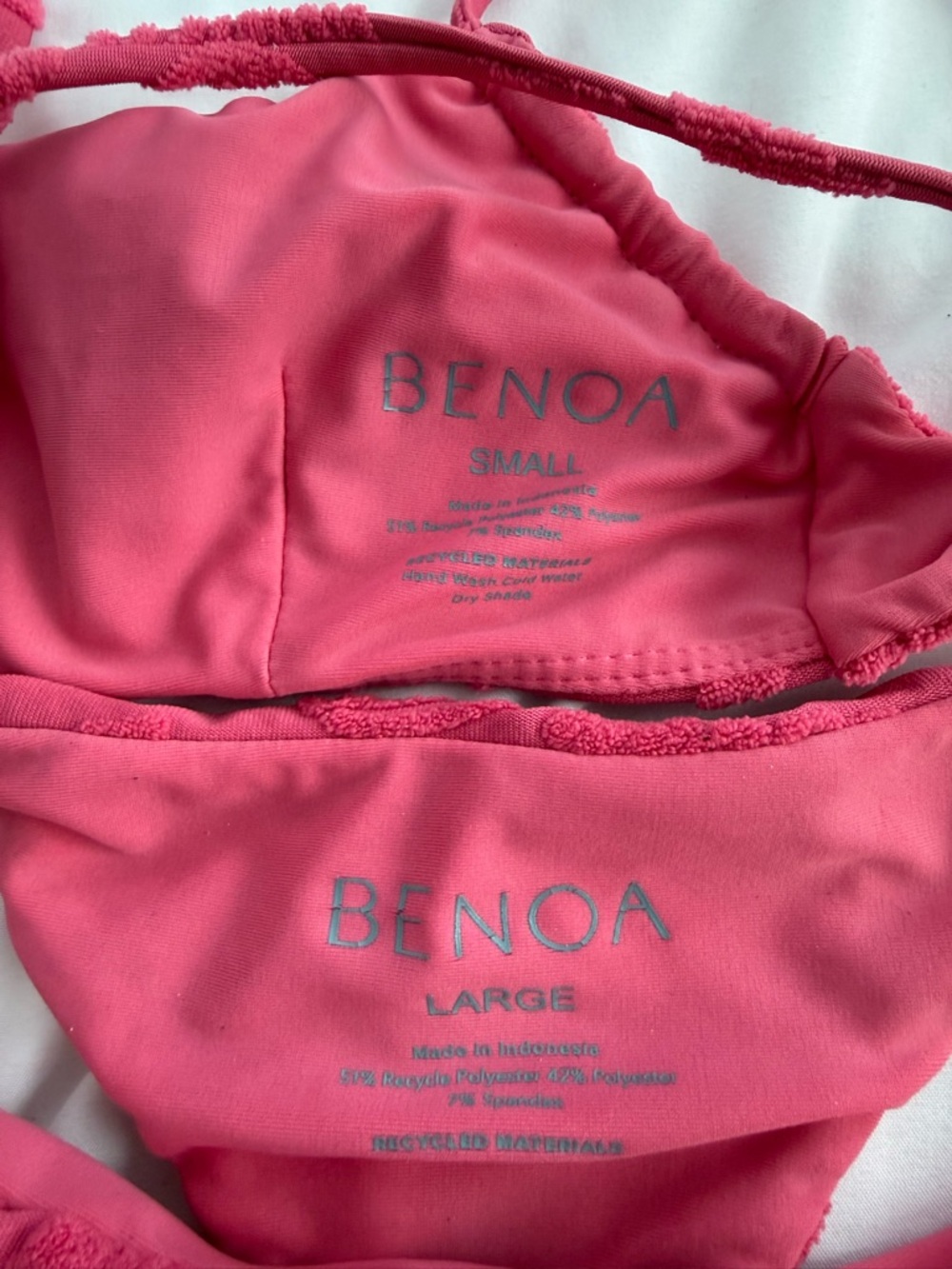 Benoa terry shell Bikini Set -